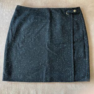 Banana Republic - Black Mini Skirt with White Speckle